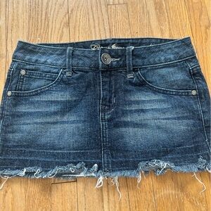 Guess Y2K Low Rise Denim Mini Skirt